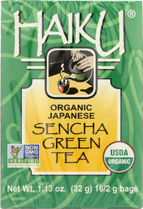 HAIKU: Organic Japanese Sencha Green Tea, 16 bg