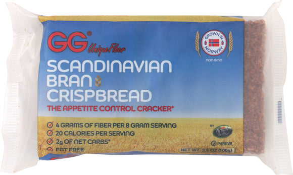GG UNIQUE FIBER: Scandinavian Bran Crispbread, 3.5 oz