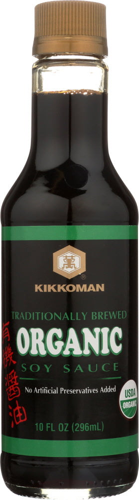 KIKKOMAN: Organic Soy Sauce, 10 oz