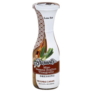 BRASWELL: Dressing Miso Sesame Scallion, 9 oz