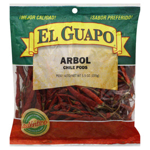 EL GUAPO: Spice Chili De Arbol Whole, 5.5 oz