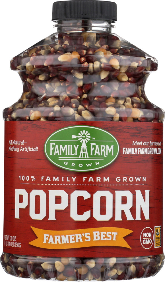 FAMILY FARM GROWN: Popcorn Farmers Jar, 30 oz