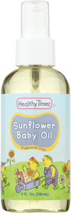 HEALTHY TIMES: Sunflower Baby Oil, 4 fo