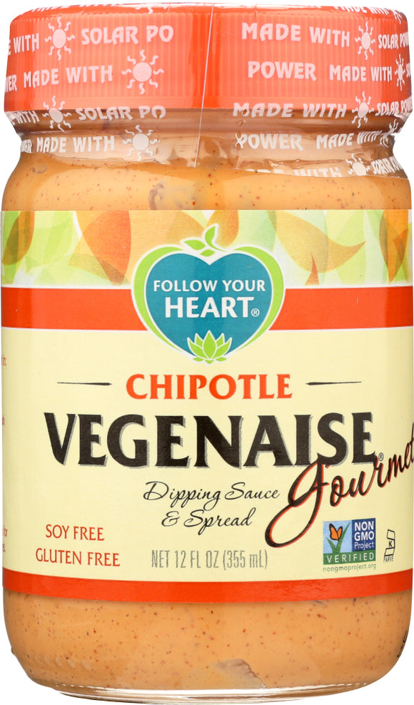 FOLLOW YOUR HEART: Gourmet Chipotle Vegenaise, 12 oz