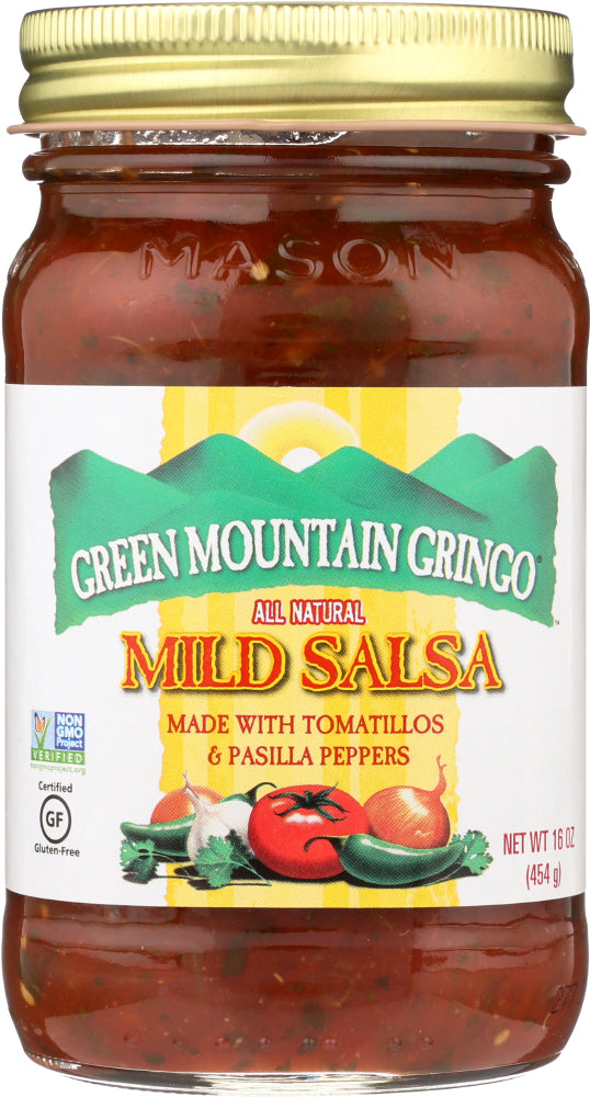 GREEN MOUNTAIN GRINGO: Mild Salsa, 16 Oz