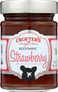 CROFTERS: Biodynamic Strawberry Jam, 10 oz