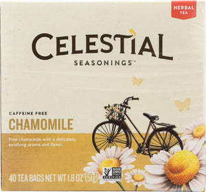 CELESTIAL SEASONINGS: Chamomile Herbal Tea, 40 bg