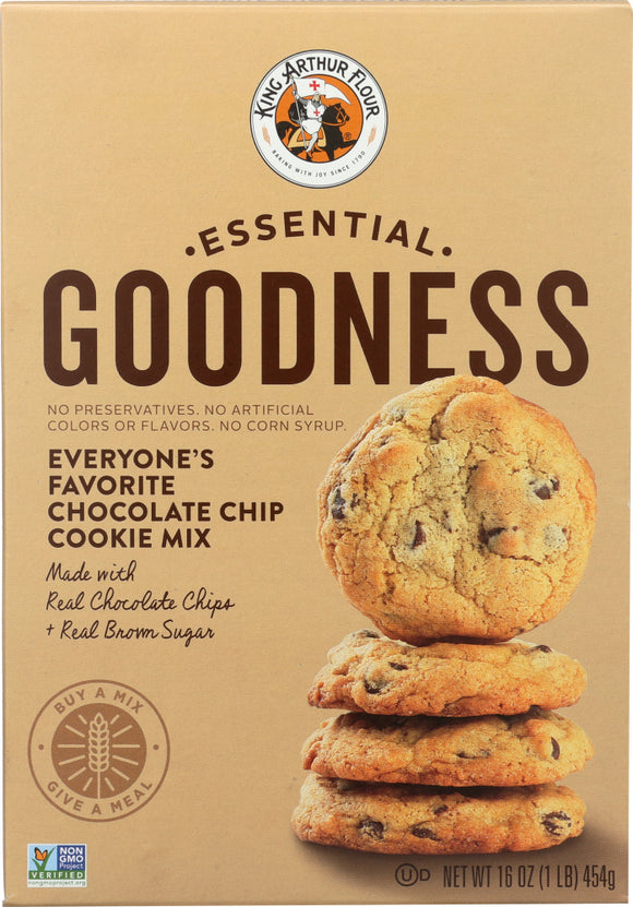 KING ARTHUR: Everyones Favorite Chocolate Chip Cookie Mix, 16 oz