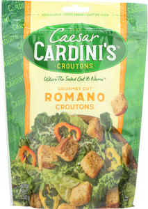 CARDINI: Gourmet Cut Romano Cheese Croutons, 5 oz