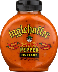 INGLEHOFFER: Mustard Habanero Jalapeno Sweet Hot, 10 oz