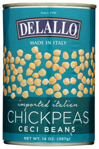 DELALLO: Bean chick Peas, 14 oz