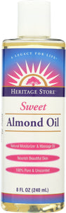 HERITAGE: Oil Sweet Almond, 8 oz