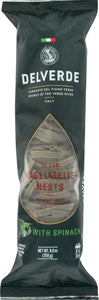 DEL VERDE: Tagliatelle Spinach, 8.8 oz