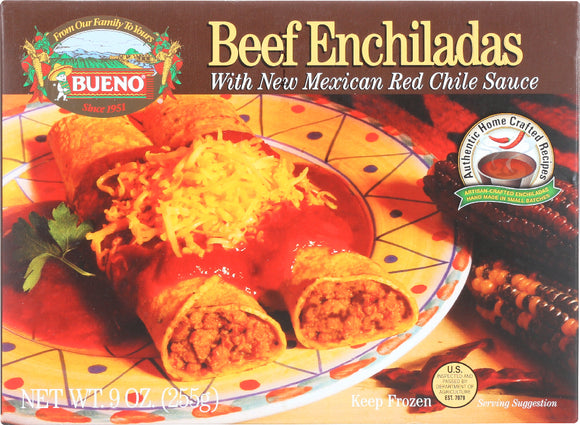 BUENO: Red Chile Beef Enchiladas, 9 oz