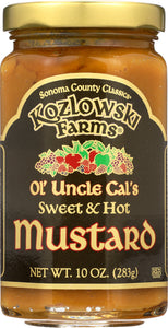 KOZLOWSKI FARMS: Sweet & Hot Mustard, 10 oz