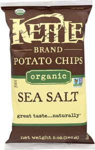 KETTLE BRAND: Organic Potato Chips Sea Salt, 5 oz