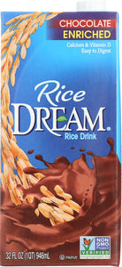 DREAM: Rice Dream Enriched Chocolate Rice Drink, 32 fo