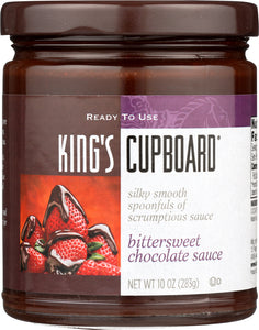 KINGS CUPBOARD: Bittersweet Chocolate Sauce, 10 oz