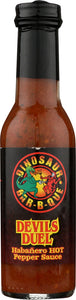 DINOSAUR: Devils Duel Habanero Hot Pepper Sauce, 5 oz