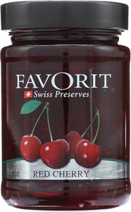 FAVORIT: Preserve Red Cherry, 12.3 oz