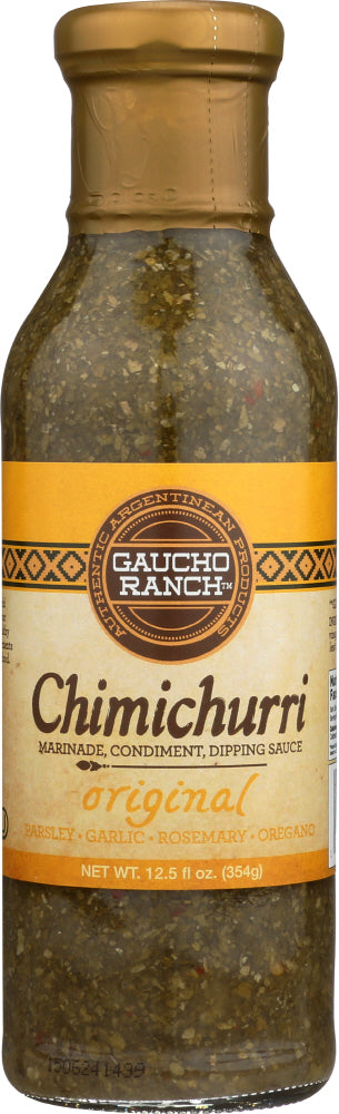 GAUCHO RANCH: Original Chimichurri Sauce, 12.5 oz