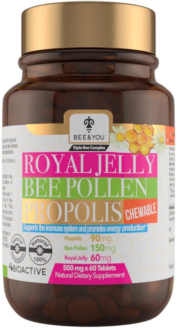 BEE&YOU: Royal Jelly Bee Pollen, 60 tb