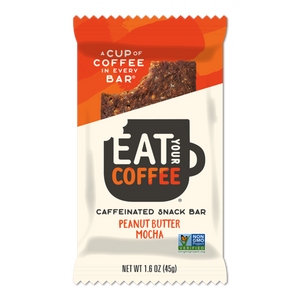 EAT YOUR COFFEE: Peanut Butter Mocha Bar, 45 gm