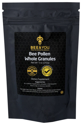 BEE&YOU: Bee Pollen Granules, 5 oz