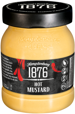HENGSTENBERG: 1876 Hot Mustard, 9.3 oz