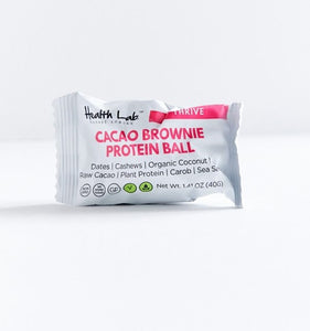 HEALTH LAB: Cacao Brownie Protein Balls, 1.41 oz