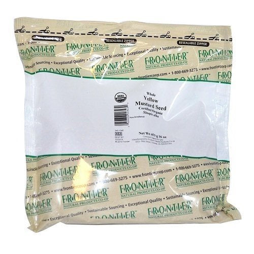 FRONTIER HERB: Mustard Seed Yellow, 16 oz