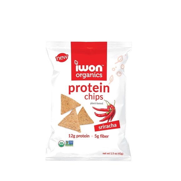I WON NUTRITION: Organic Sriracha Protein Chips, 1.5 oz