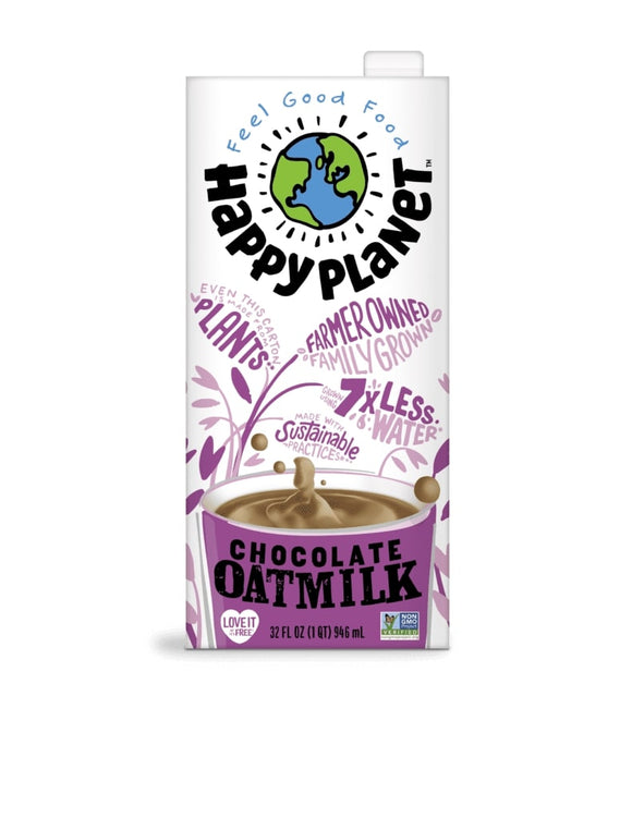 HAPPY PLANET: Milk Oat Chocolate, 32 oz