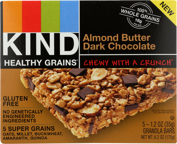 KIND: Bar Almond Butter Dark Choco, 6.2 oz