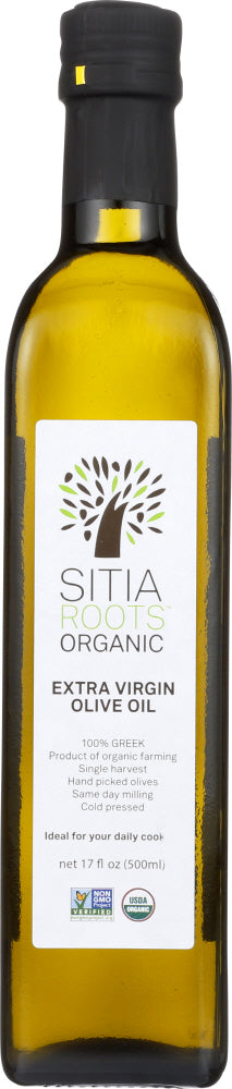 GAEA NORTH AMERICA: Sitia Roots Organic Extra Virgin Olive Oil, 17 oz