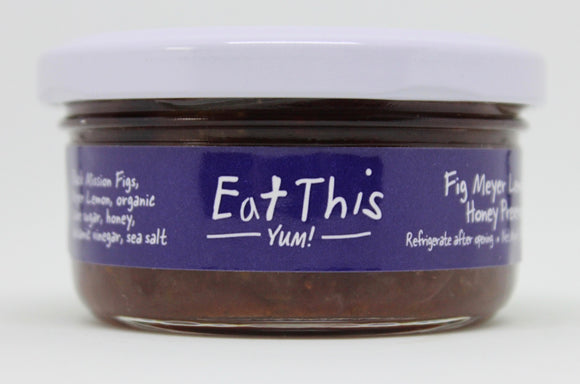 EAT THIS: Fig Meyer Lemon and Honey Preserve, 5 oz