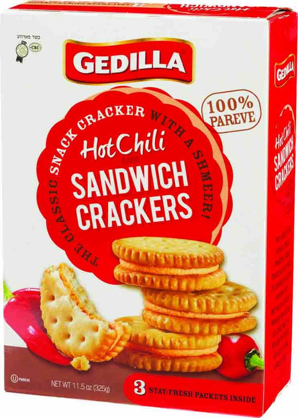 GEDILLA: Hot Chili Sandwich Crackers, 11.5 oz