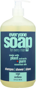 EVERYONE: Men’s Soap Lemon Verbena Sage, 32 oz