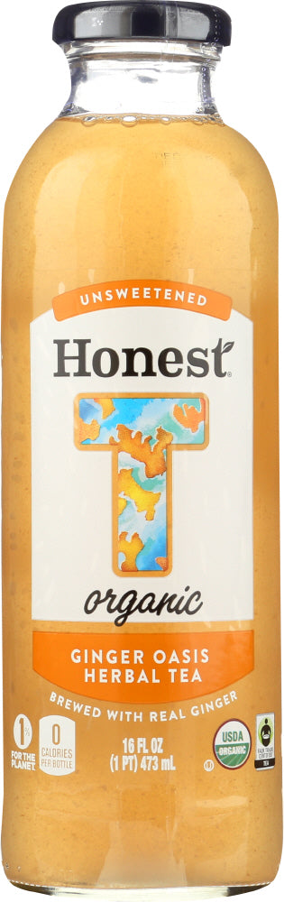 HONEST TEA: Organic Ginger Oasis Herbal Tea, 16 fo