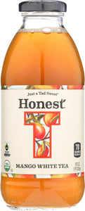 HONEST TEA: Organic White Tea Mango, 16 oz