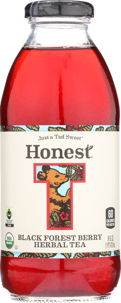 HONEST TEA: Organic Black Frost Berry Tea Bottle, 16 Oz