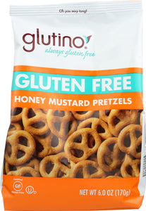 GLUTINO: Pretzel Honey Mustard, 6 oz