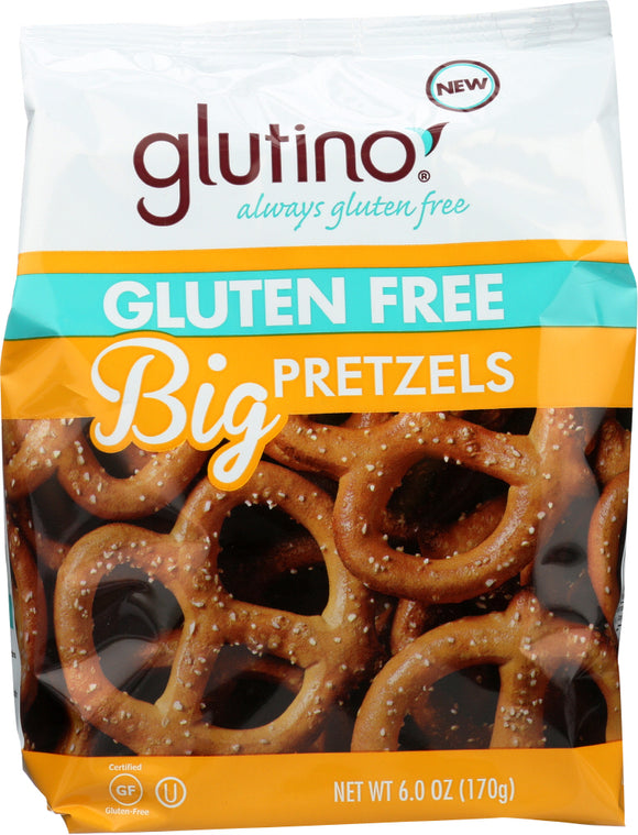 GLUTINO: Big Pretzels, 6 oz