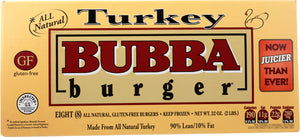 BUBBA BURGER: Natural Turkey Burger Patty, 32 oz