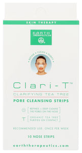 EARTH THERAPEUTICS: Clari T Cleansing Strips, 1 ea