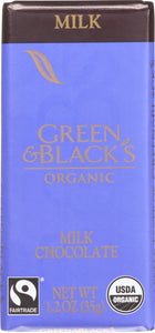 GREEN & BLACKS: Organic Milk Chocolate Bar, 1.2 oz