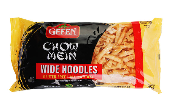 GEFEN: Gluten Free Chow Mein Noodles Wide, 7.7 oz