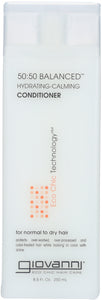 GIOVANNI COSMETICS: 50:50 Balanced Hydrating Calming Conditioner Normal To Dry Hair, 8.5 oz