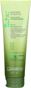 GIOVANNI COSMETICS: 2chic Ultra-Moist Conditioner Avocado & Olive Oil, 8.5 oz