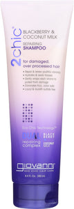 GIOVANNI: Cosmetics 2Chic Repairing Shampoo Blackberry & Coconut Milk, 8.5 Oz
